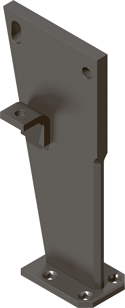 Стойка РЗЗ.60.02.100/ПГК 01.100 H=700 мм S=36 мм (левая) плоскореза ПГ-3 ПГ-5 ПГ-7 ПГП-7